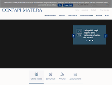 Tablet Screenshot of confapimatera.it